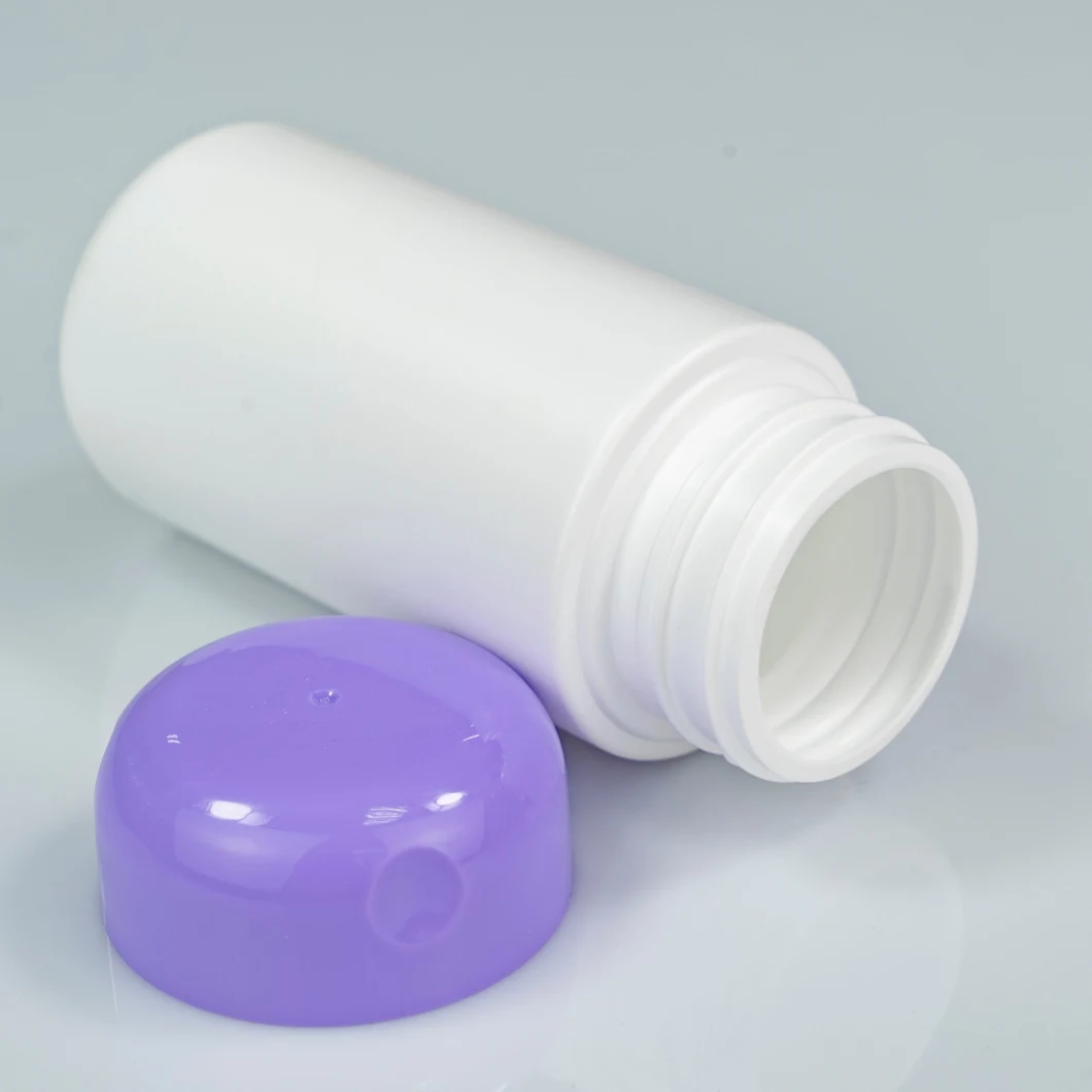 Manufacturers Cylindrical Round Jar Colorful Cap High Density Hot Sale Empty Oxygen Resistance Food Medicine Healthcare Products Matte Skin 300ml HDPE plastic