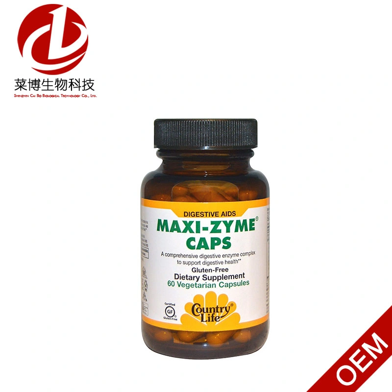 GMP Certified Country Life Maxi-Zyme Caps 60 Vegetarian Capsules
