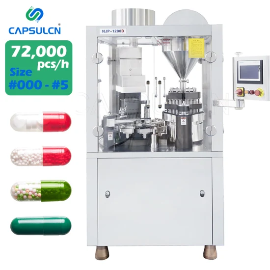 Njp1200 High Quality Pharma Small Fully Auto Capsule Filling Machine Medical Capsule Making Machine